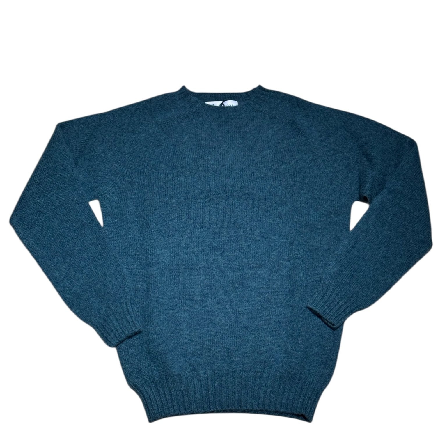 Harley Of Scotland Shaggy Lambswool Jumper Tempest - Steranko Clothing Manchester