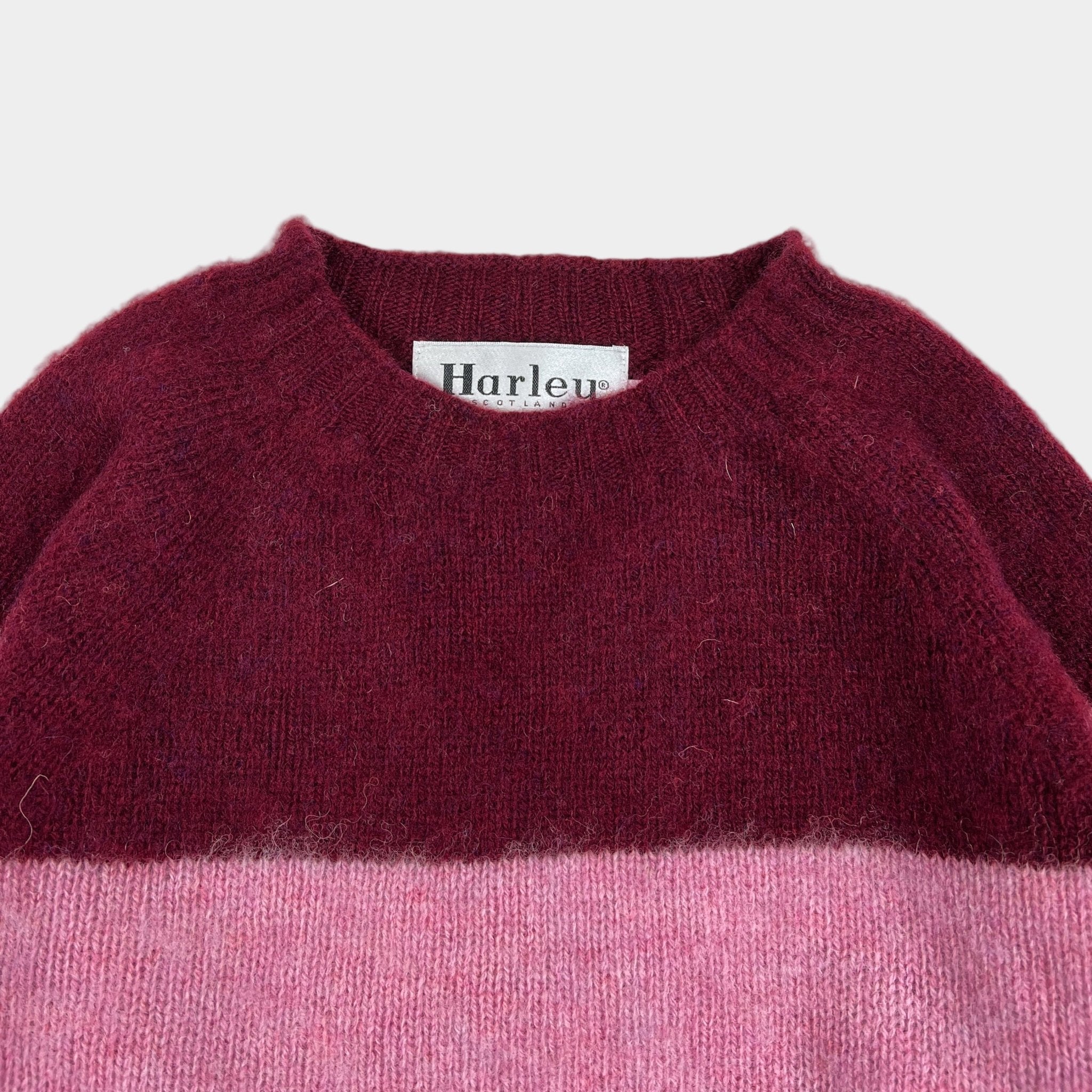 Harley Of Scotland Shaggy Stripe Claret/Sakura - Steranko Clothing Manchester