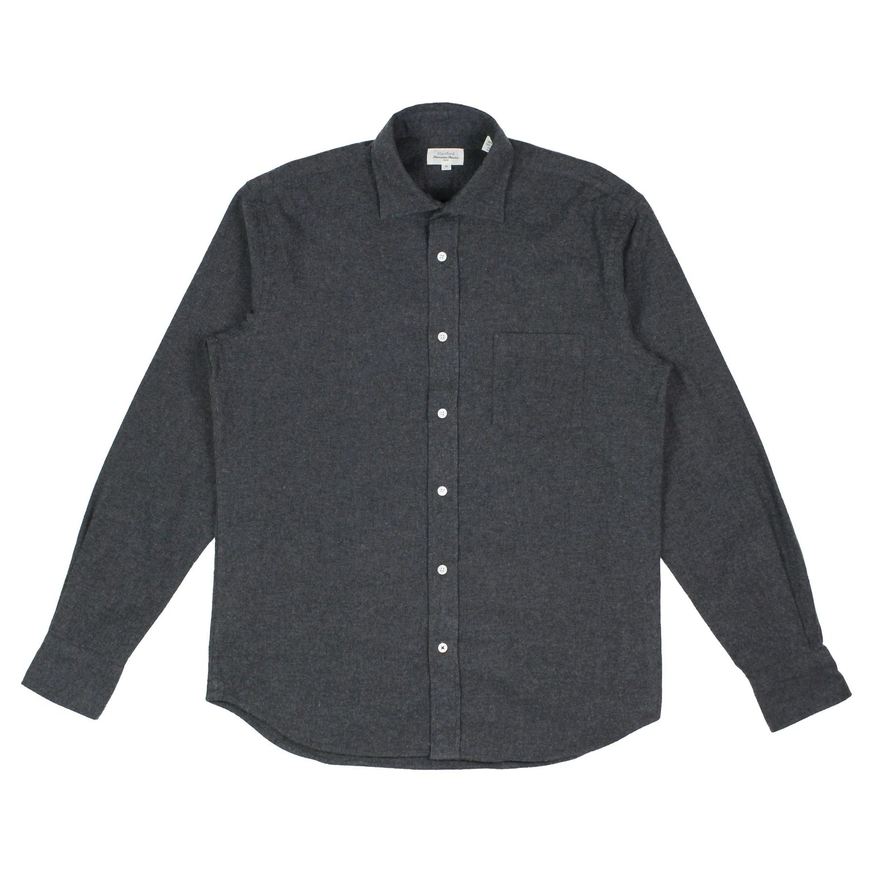 Hartford Paul Shirt Charcoal - Steranko Clothing Manchester
