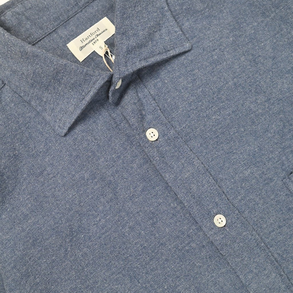 Hartford Paul Shirt Denim - Steranko Clothing Manchester