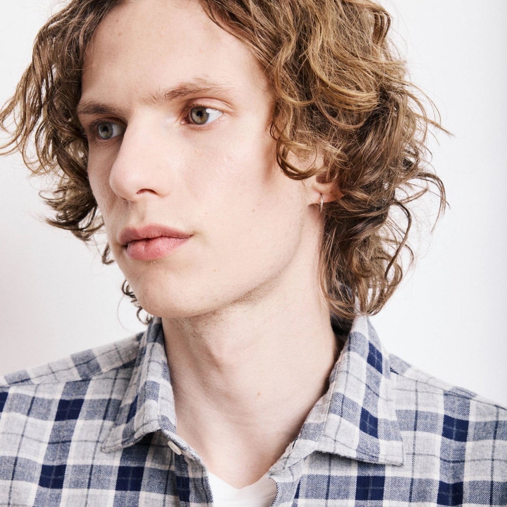 Hartford Paul Shirt Grey & Blue - Steranko Clothing Manchester