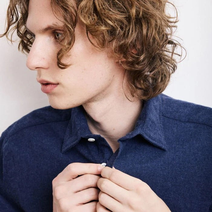 Hartford Paul Shirt Navy - Steranko Clothing Manchester