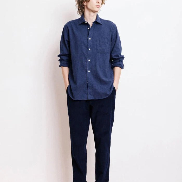 Hartford Paul Shirt Navy - Steranko Clothing Manchester