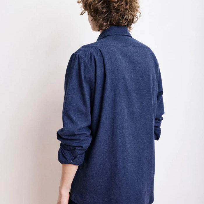 Hartford Paul Shirt Navy - Steranko Clothing Manchester