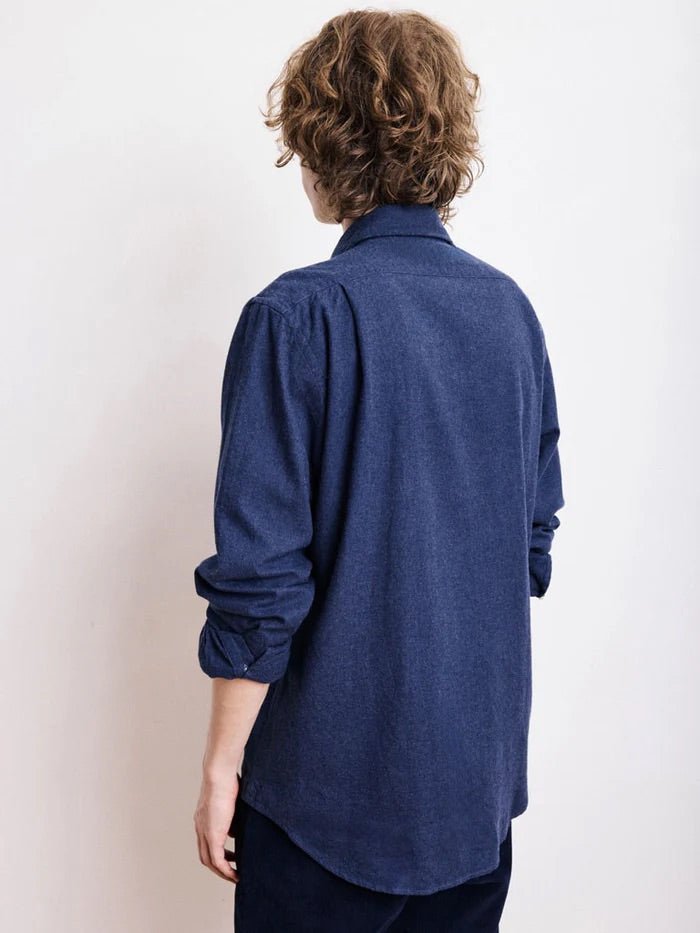 Hartford Paul Shirt Navy - Steranko Clothing Manchester