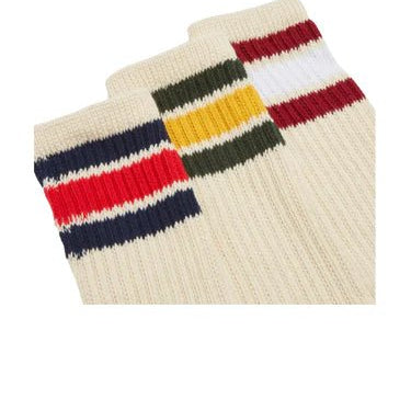 Healthknit 3 Pack Off - White Dark Green / Navy / Burgundy - Steranko Clothing Manchester