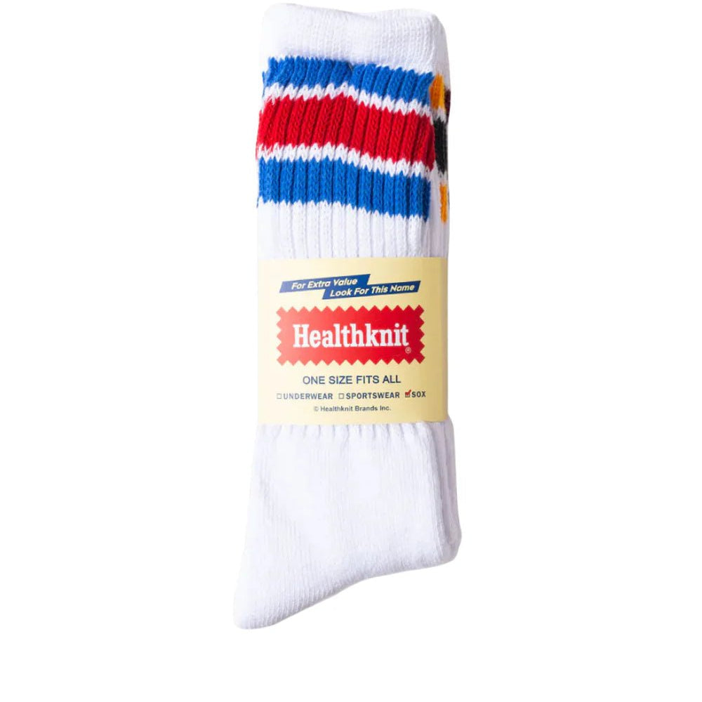 Healthknit 3 Pack White Yellow / Wine / Blue - Steranko Clothing Manchester