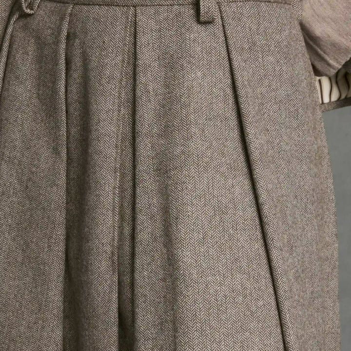 Hod Paris Elisabeth Raw Edge Skirt Barista - Steranko Clothing Manchester