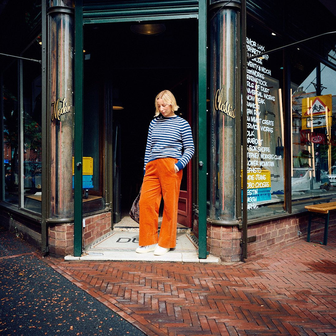 Hod Paris Jimmy Pant Canyon Velvet - Steranko Clothing Manchester