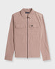Fred Perry M5684 Zip Overshirt Dark Pink