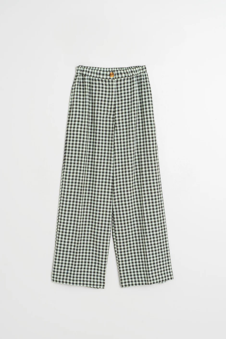 INDI&COLD Elastic Gingham Pant Mint - Steranko Clothing Manchester