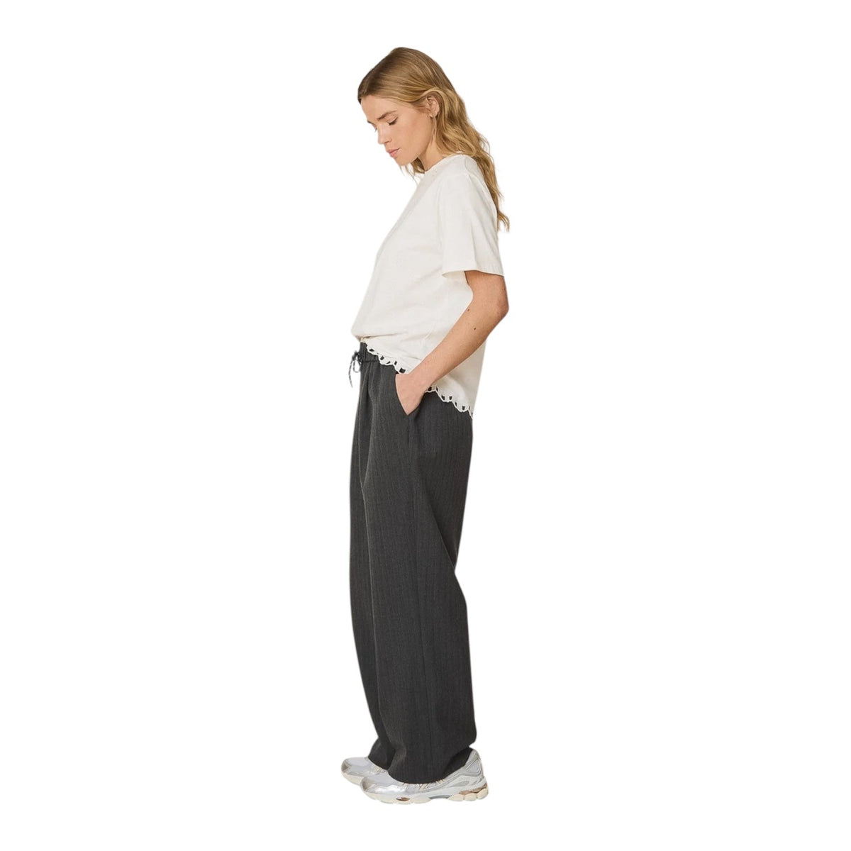 INDI&COLD Elastic-Waistband Pants Marengo - Steranko Clothing Manchester
