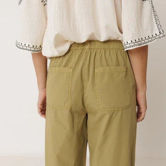 INDI&COLD Straight Poplin Pant Apple - Steranko Clothing Manchester