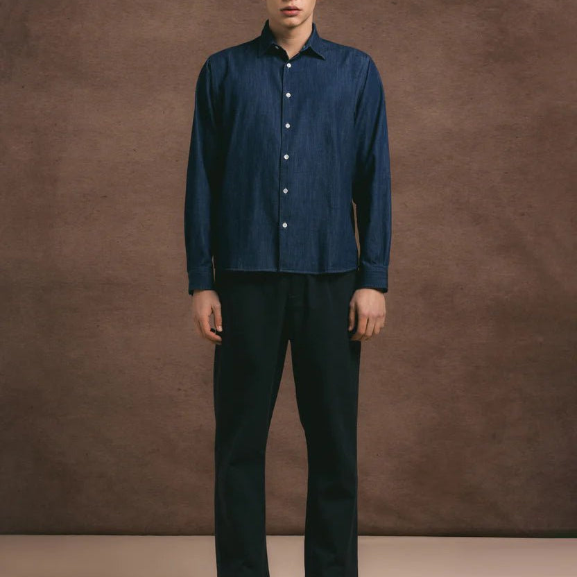 Kestin Direlton Shirt Lightweight Denim - Steranko Clothing Manchester