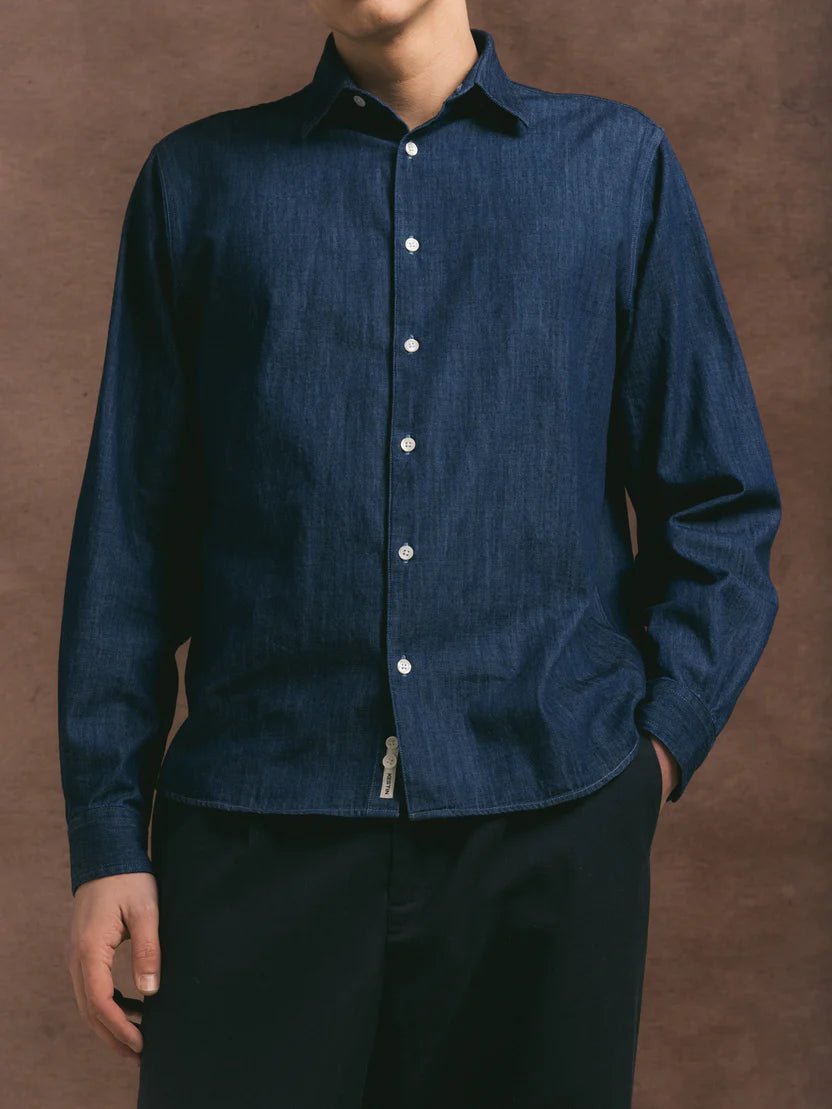 Kestin Direlton Shirt Lightweight Denim - Steranko Clothing Manchester