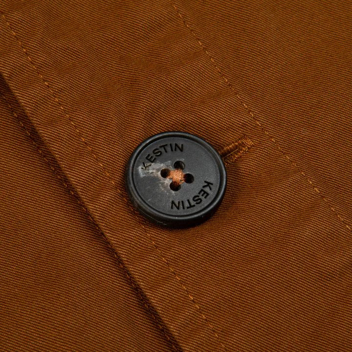 Kestin Port Jacket Cotton Twill Tobacco - Steranko Clothing Manchester