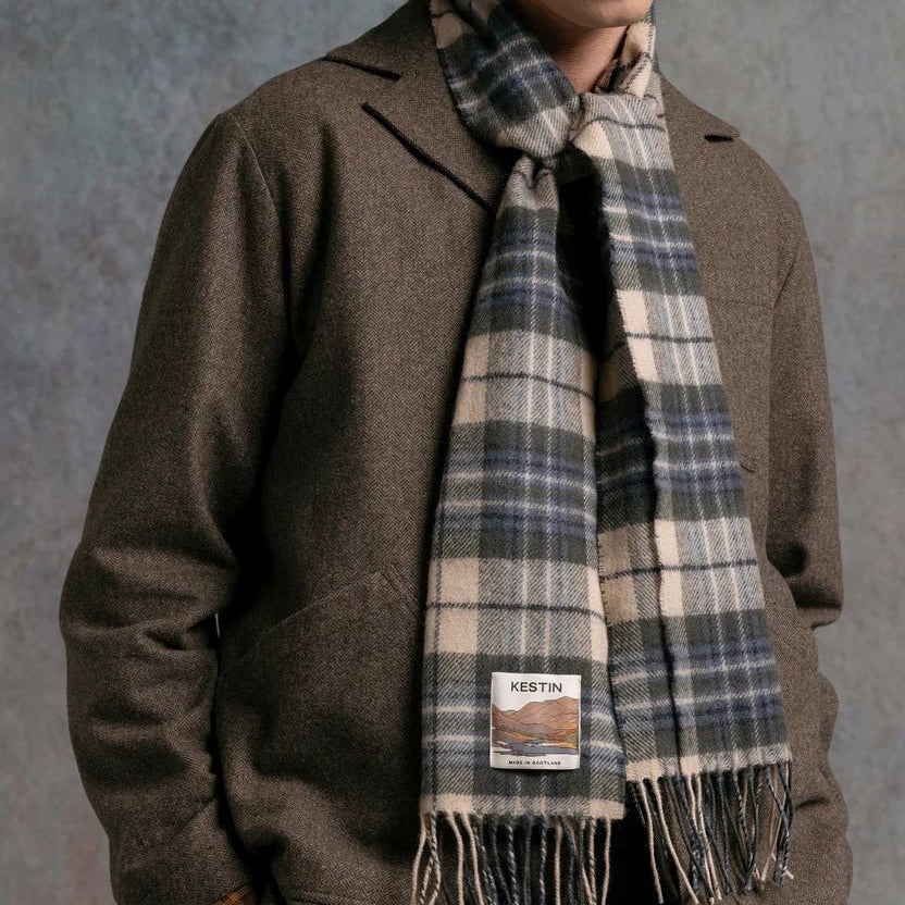 Kestin Selkirk Lambswool Scarf Kestin Tartan - Steranko Clothing Manchester