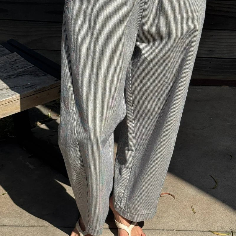 Le Bon Shoppe Arc Pants Blue Stripe - Steranko Clothing Manchester
