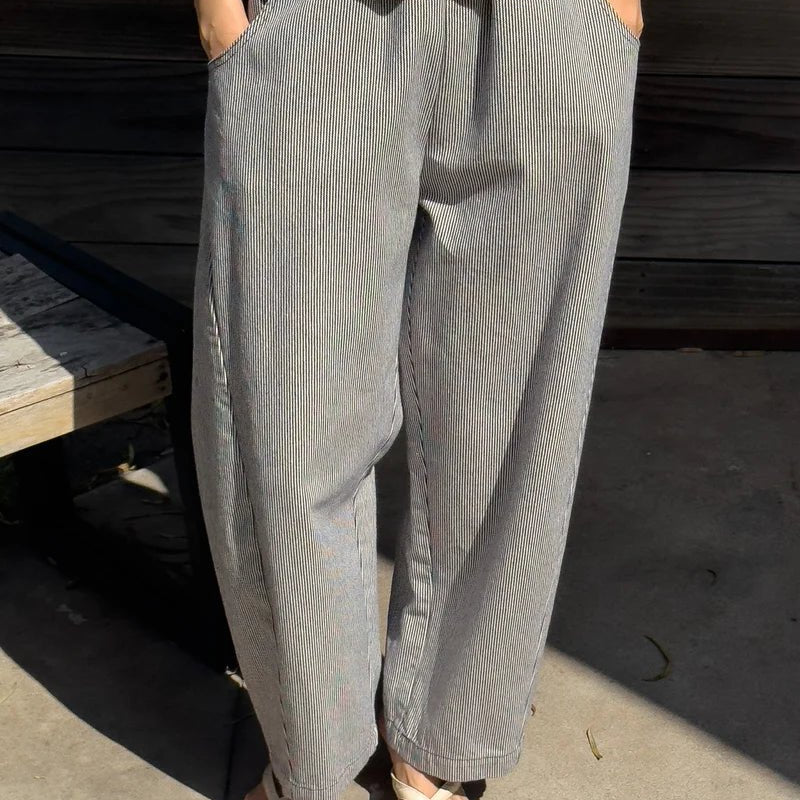 Le Bon Shoppe Arc Pants Blue Stripe - Steranko Clothing Manchester
