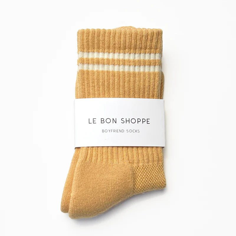 Le Bon Shoppe Boyfriend Socks Butter - Steranko Clothing Manchester