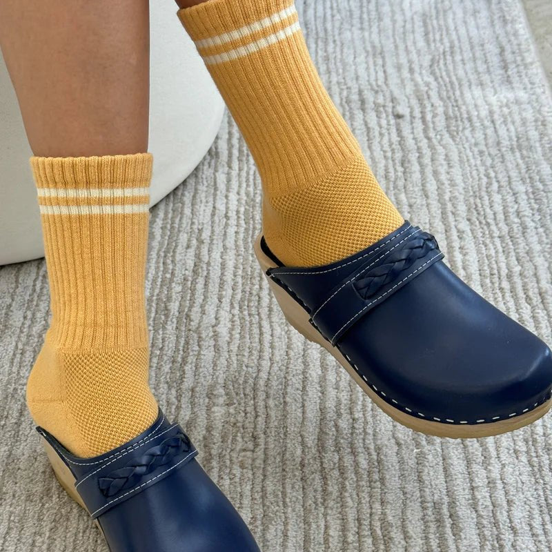 Le Bon Shoppe Boyfriend Socks Butter - Steranko Clothing Manchester