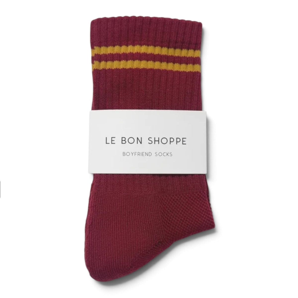 Le Bon Shoppe Boyfriend Socks Cardinal - Steranko Clothing Manchester