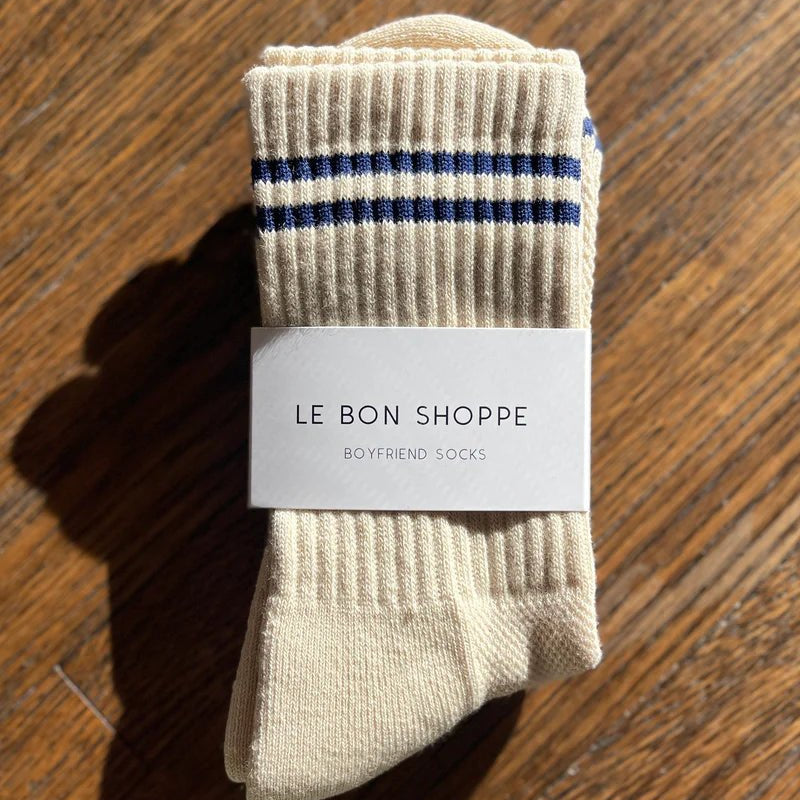 Le Bon Shoppe Boyfriend Socks Cashew - Steranko Clothing Manchester