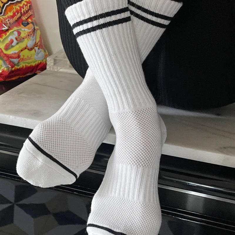 Le Bon Shoppe Boyfriend Socks Classic White - Steranko Clothing Manchester