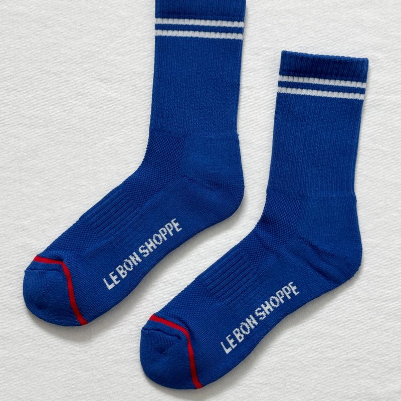 Le Bon Shoppe Boyfriend Socks Cobalt - Steranko Clothing Manchester
