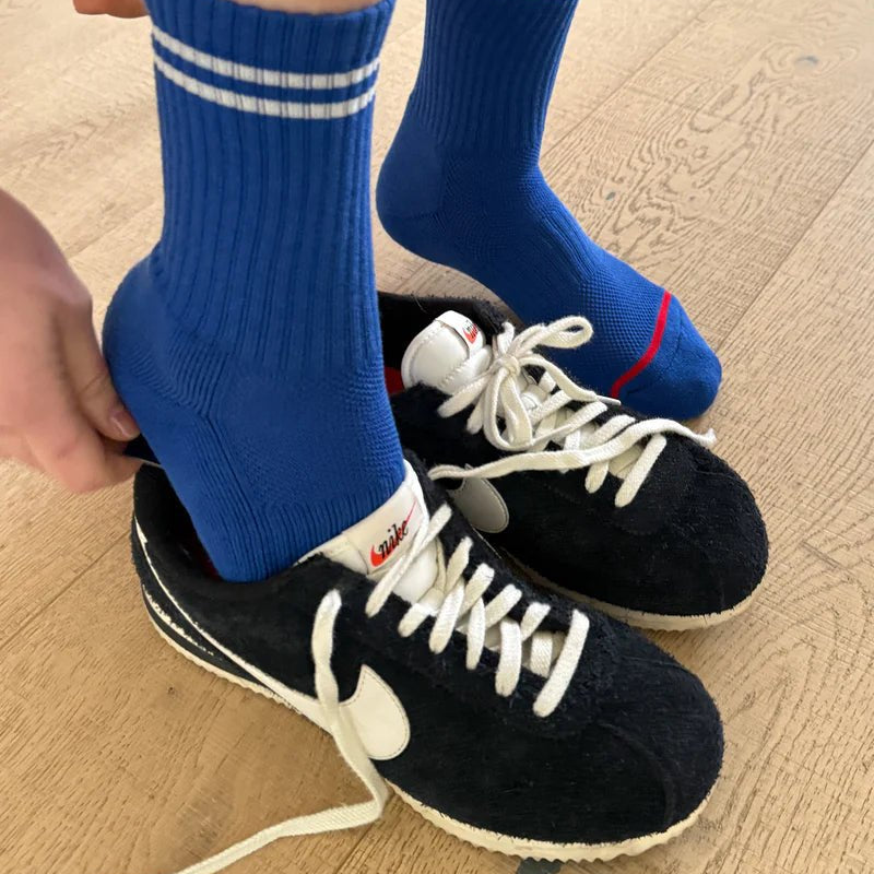 Le Bon Shoppe Boyfriend Socks Cobalt - Steranko Clothing Manchester