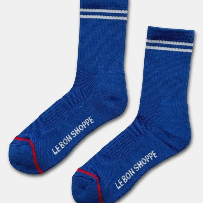 Le Bon Shoppe Boyfriend Socks Cobalt - Steranko Clothing Manchester