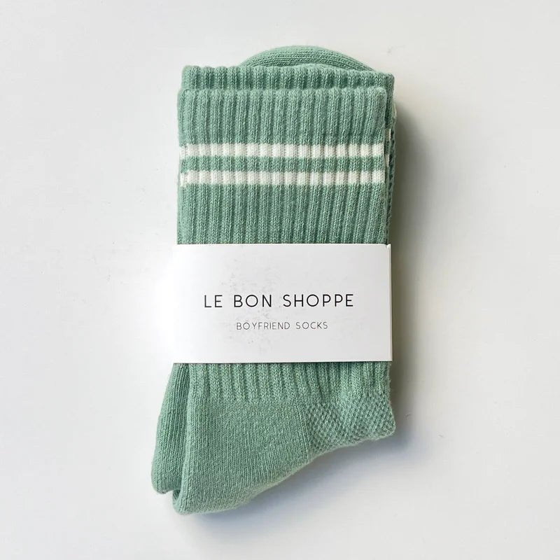 Le Bon Shoppe Boyfriend Socks Meadow - Steranko Clothing Manchester