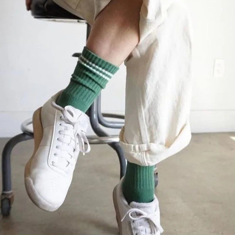 Le Bon Shoppe Boyfriend Socks Moss - Steranko Clothing Manchester