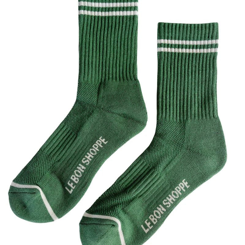 Le Bon Shoppe Boyfriend Socks Moss - Steranko Clothing Manchester