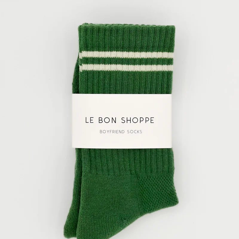 Le Bon Shoppe Boyfriend Socks Moss - Steranko Clothing Manchester