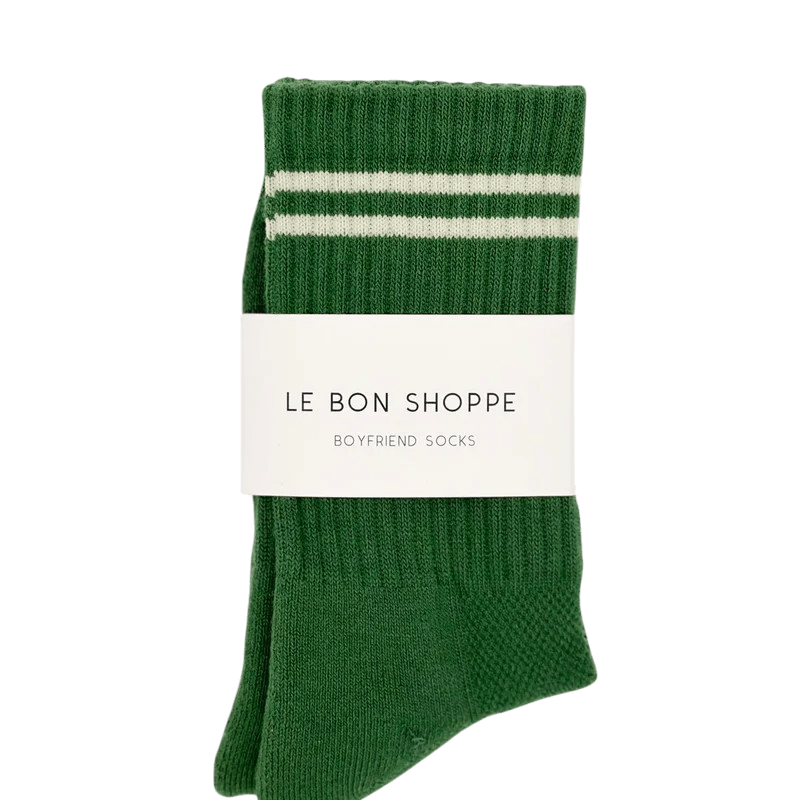 Le Bon Shoppe Boyfriend Socks Moss - Steranko Clothing Manchester