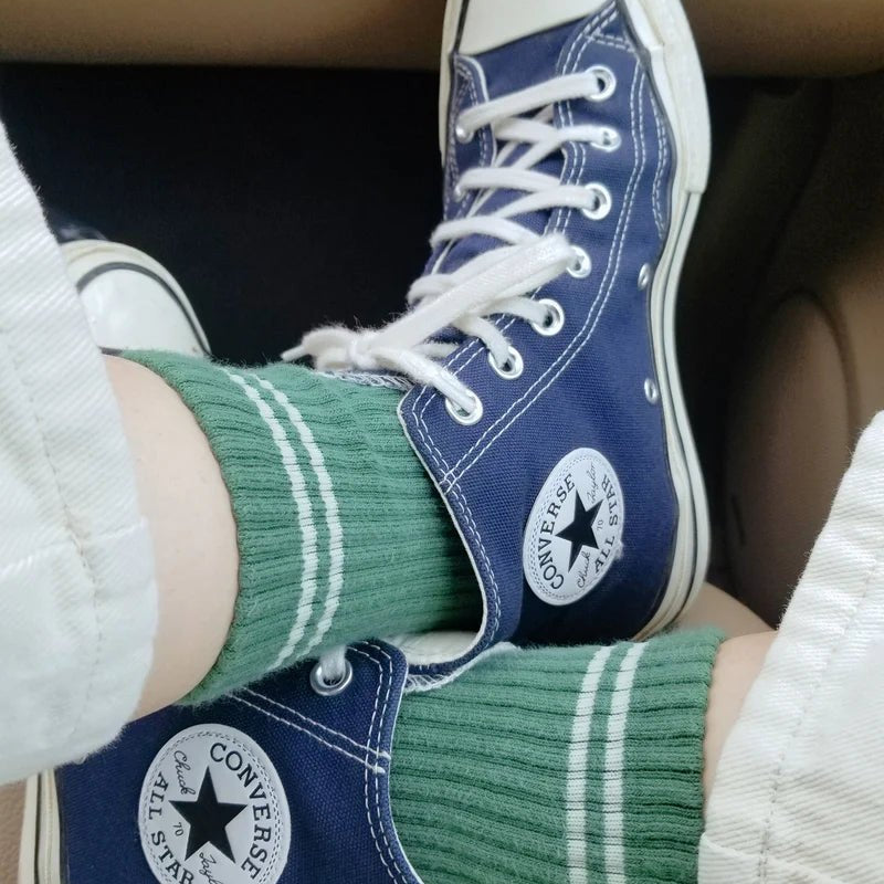 Le Bon Shoppe Boyfriend Socks Moss - Steranko Clothing Manchester