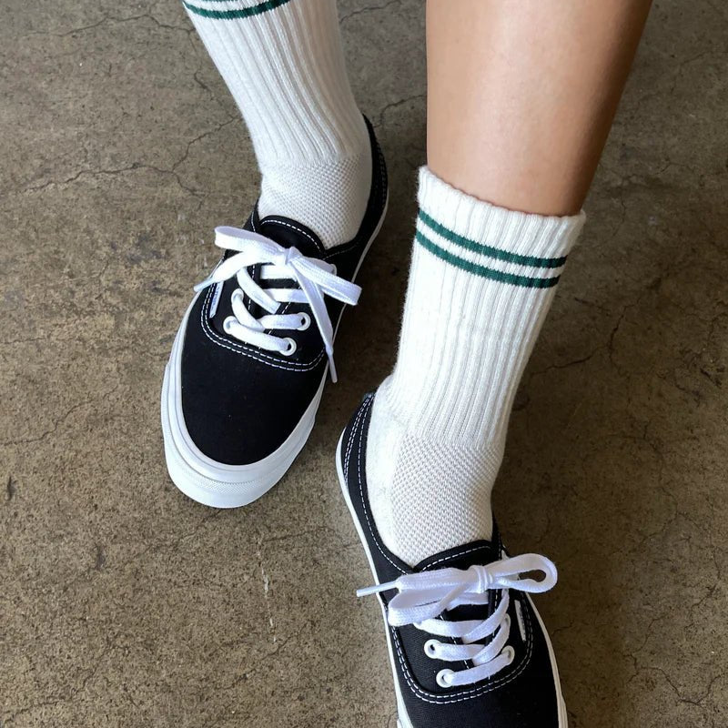 Le Bon Shoppe Boyfriend Socks Parchment - Steranko Clothing Manchester