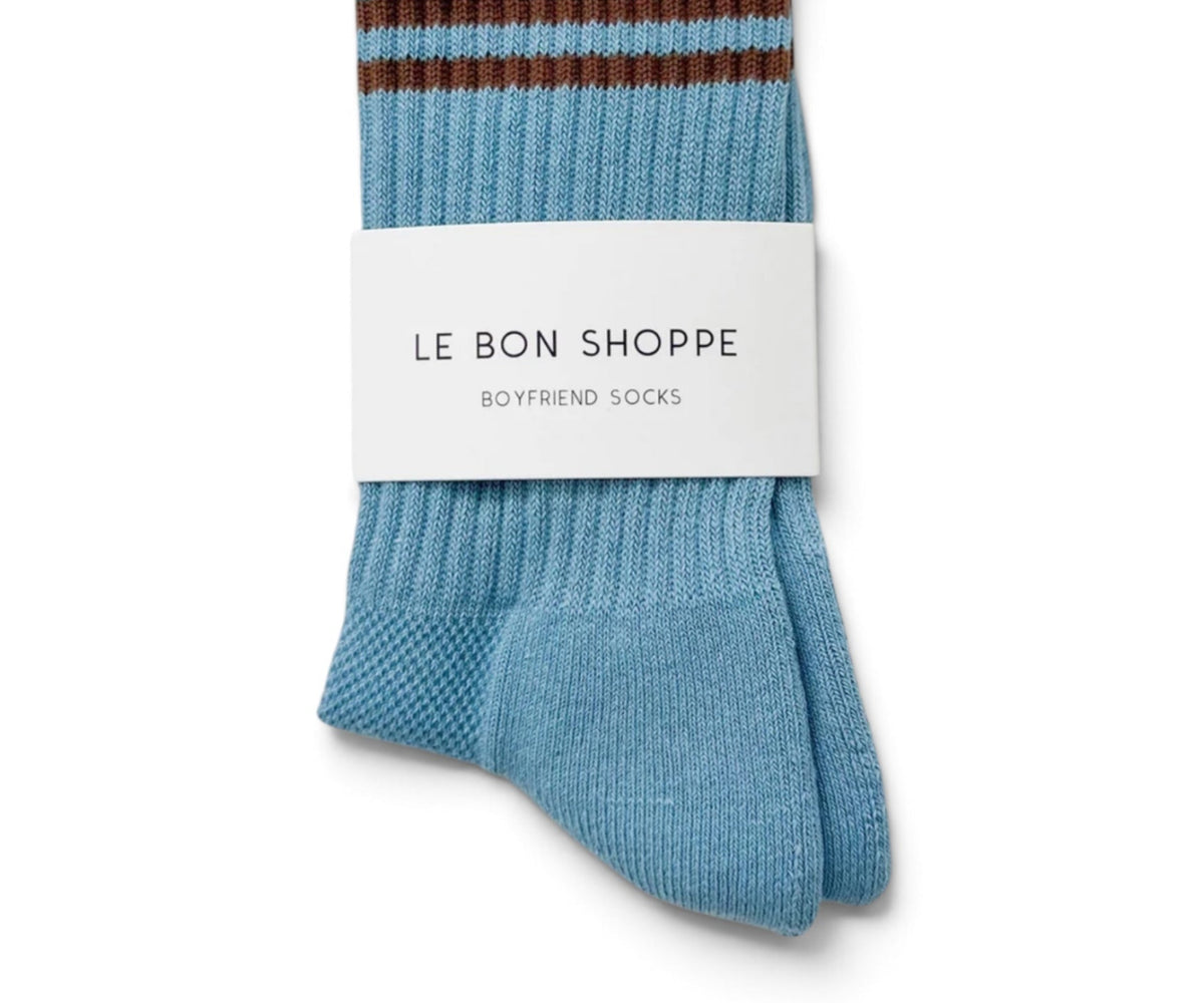 Le Bon Shoppe Boyfriend Socks Powder Blue - Steranko Clothing Manchester
