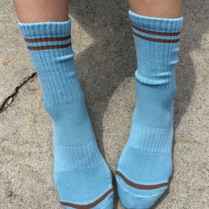 Le Bon Shoppe Boyfriend Socks Powder Blue - Steranko Clothing Manchester