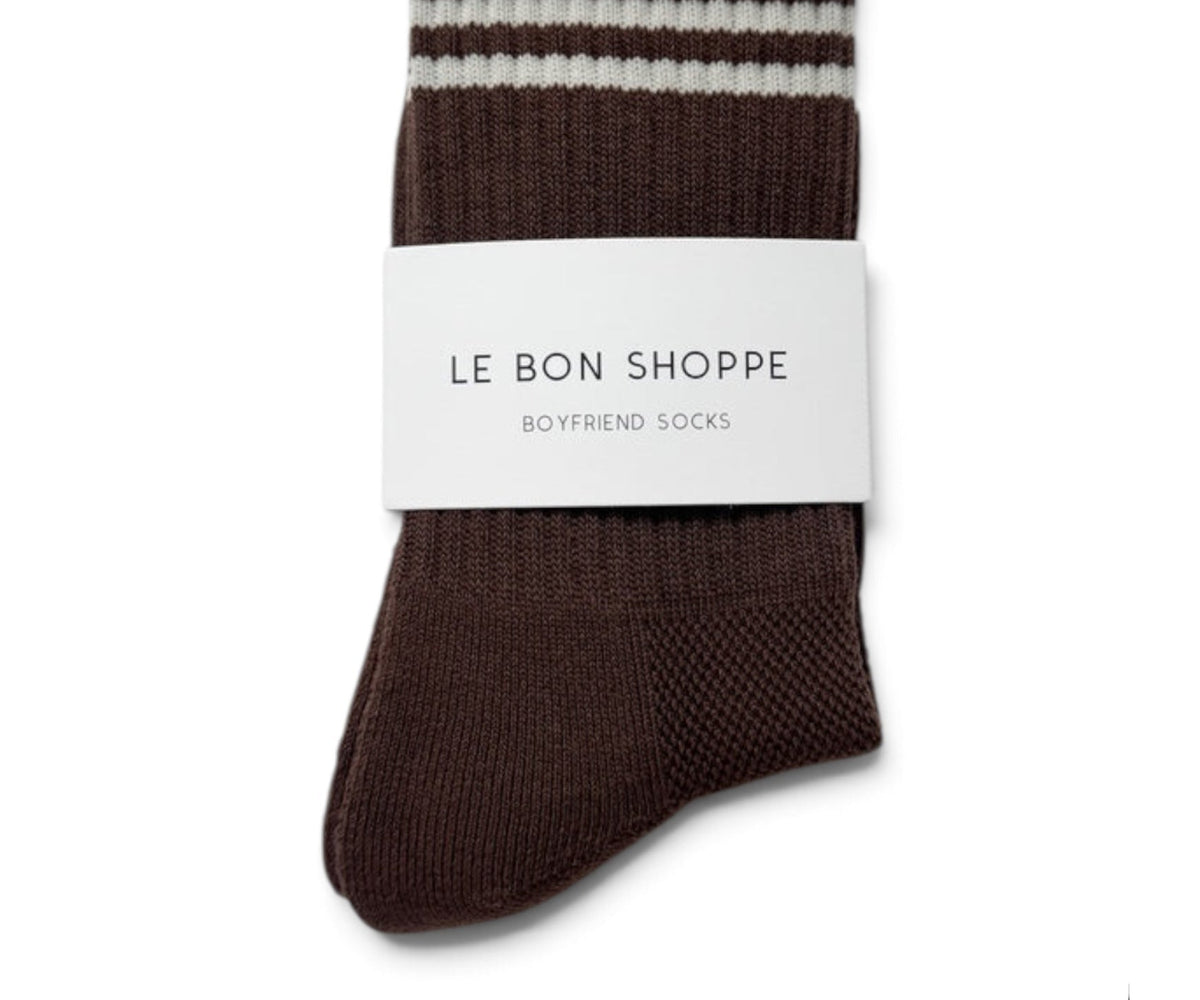 Le Bon Shoppe Boyfriend Socks Wood - Steranko Clothing Manchester