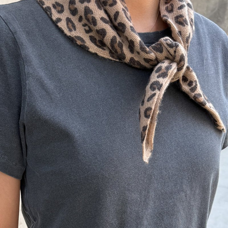 Cashmere Leopard Bandana by Le Bon Shoppe