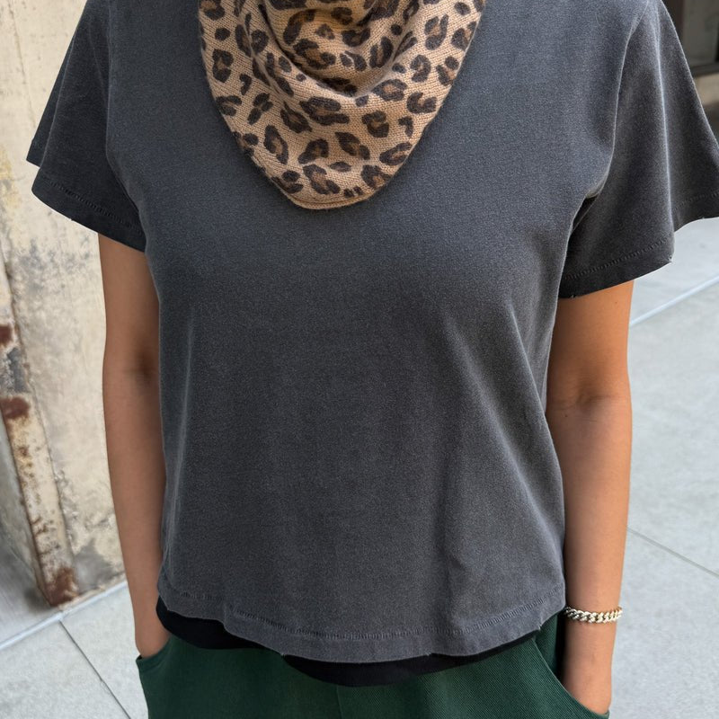 Cashmere Leopard Bandana by Le Bon Shoppe