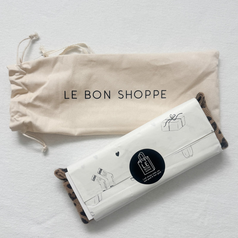 Cashmere Leopard Bandana by Le Bon Shoppe