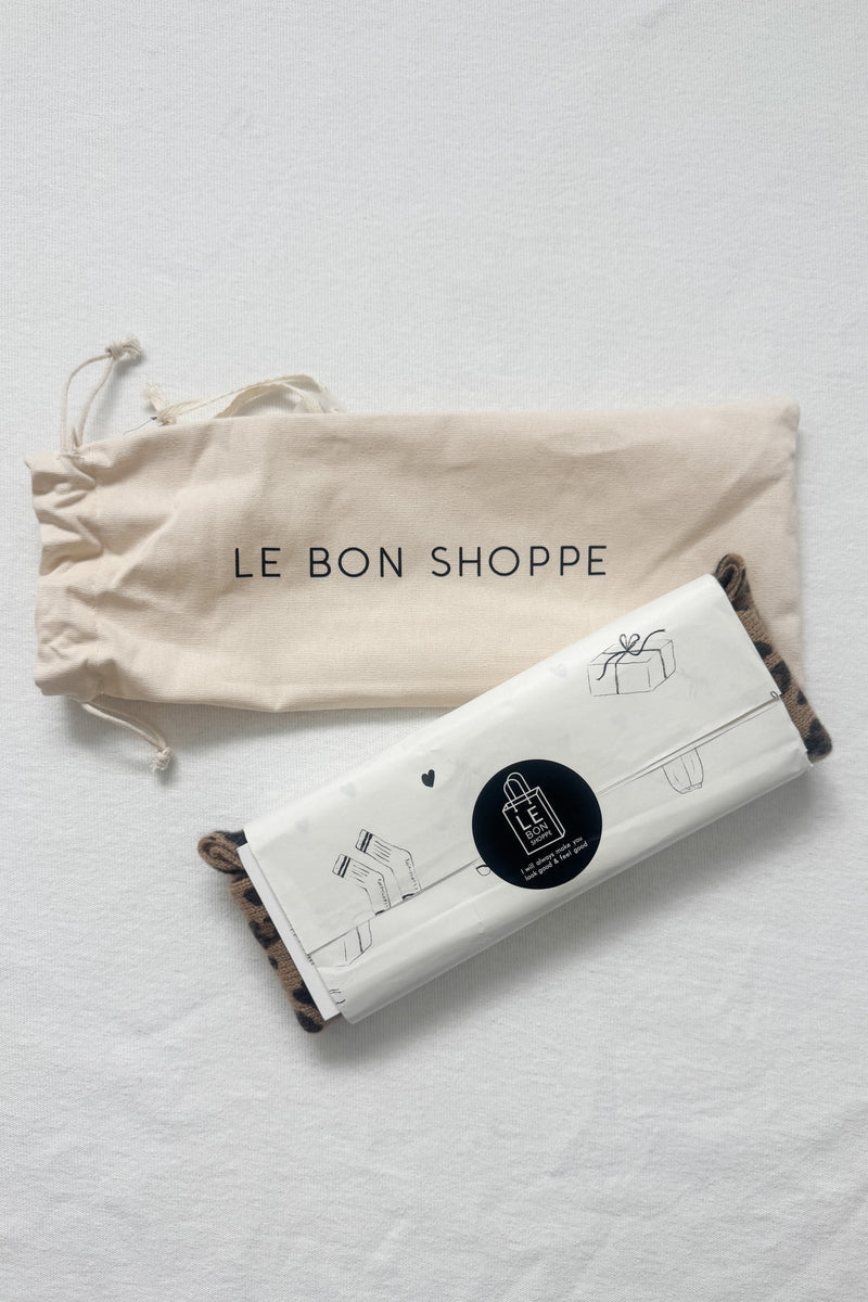 Cashmere Leopard Bandana by Le Bon Shoppe