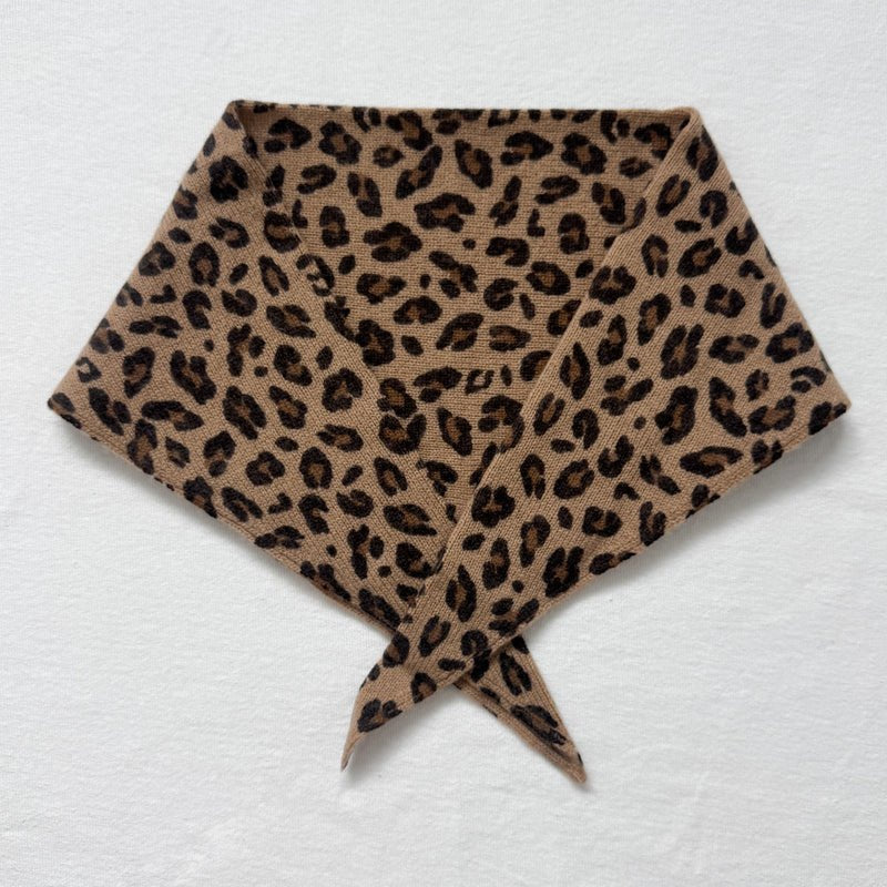 Cashmere Leopard Bandana by Le Bon Shoppe