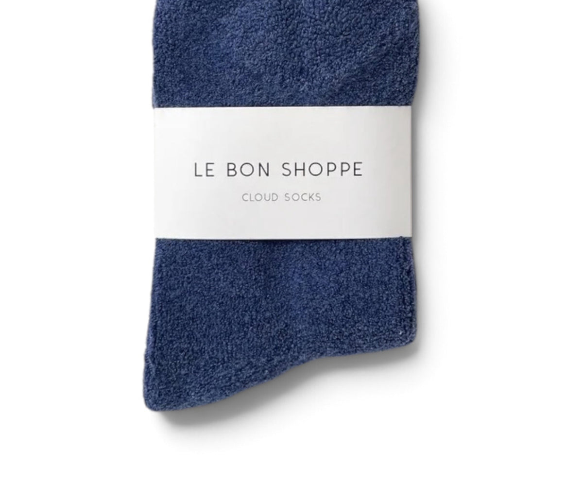 Le Bon Shoppe Cloud Socks Bijou Blue - Steranko Clothing Manchester