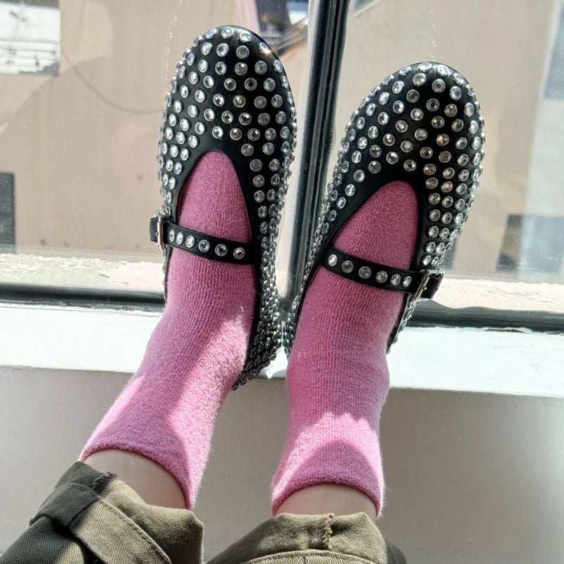 Le Bon Shoppe Cloud Socks Bubblegum - Steranko Clothing Manchester
