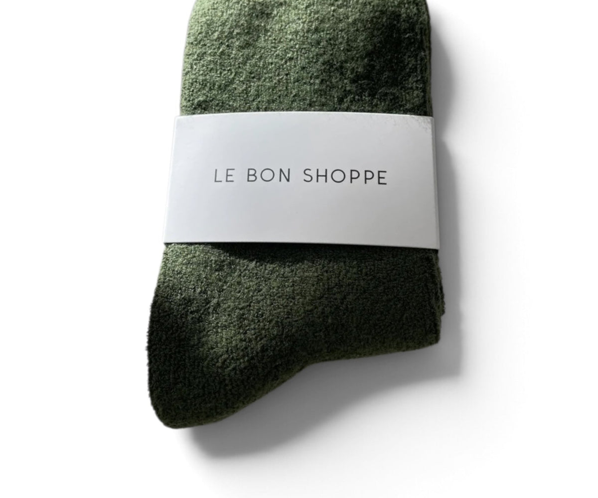 Le Bon Shoppe Cloud Socks Forest - Steranko Clothing Manchester