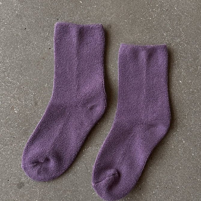 Le Bon Shoppe Cloud Socks Plum - Steranko Clothing Manchester